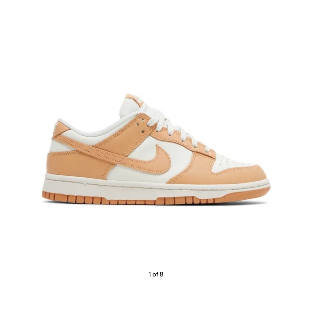 Nike Cream and White Low-Top Sneakers